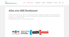 Desktop Screenshot of mijnbmiberekenen.nl